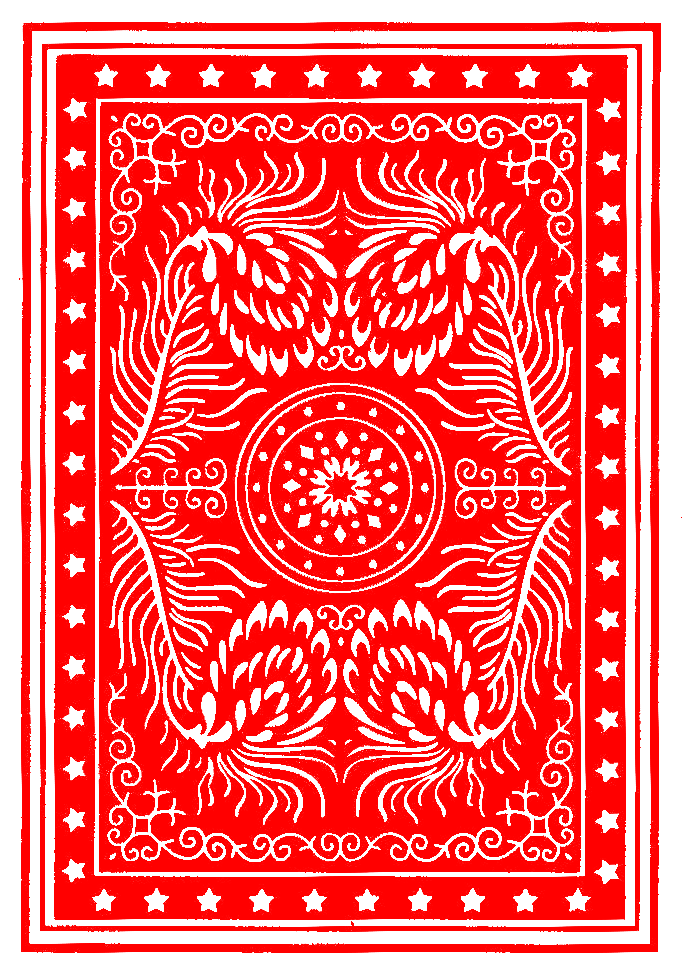 Colorful Poker Card Back